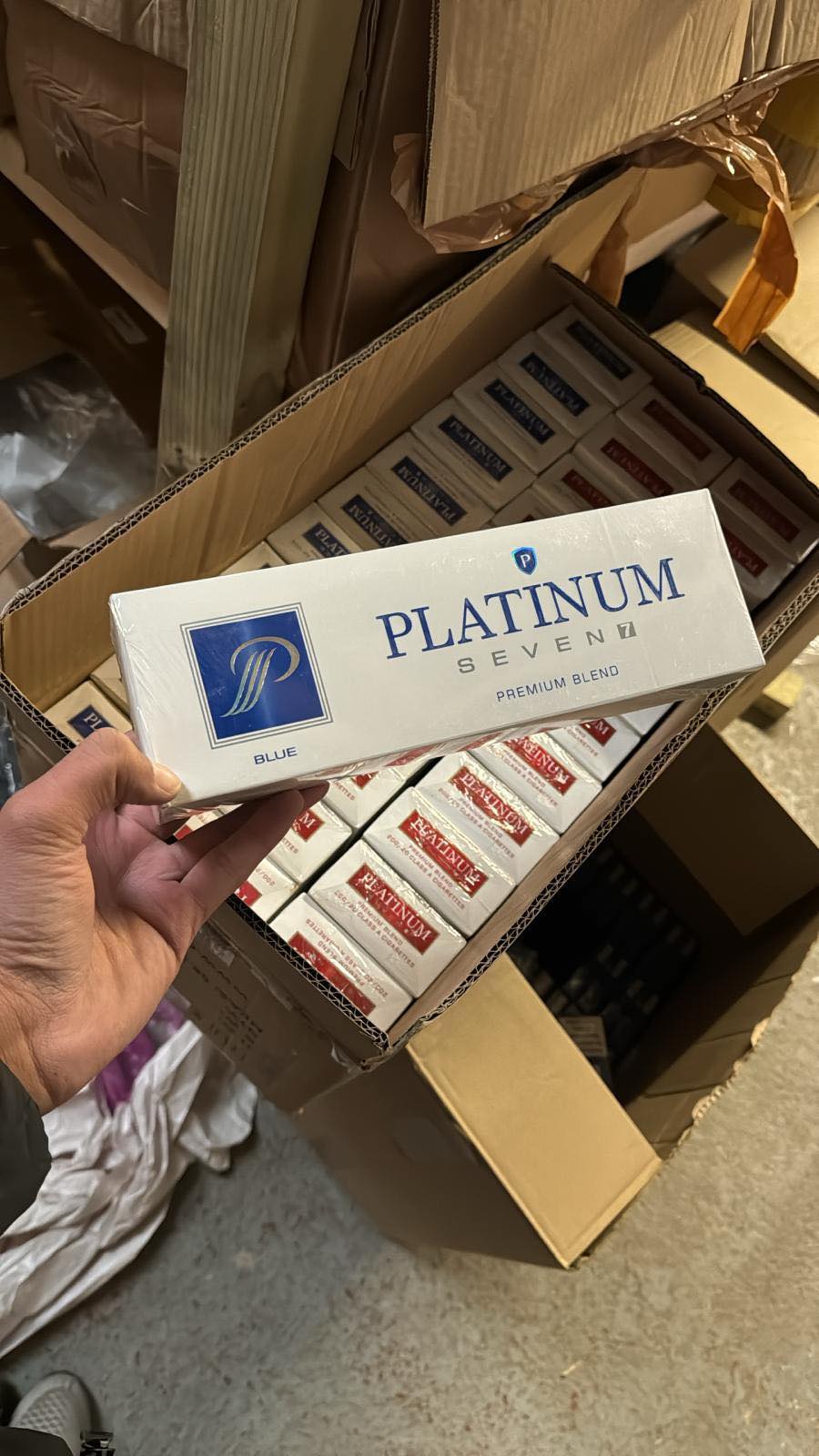 Platinum Seven Blue Cigarettes Platinum Seven Blue Cigarettes